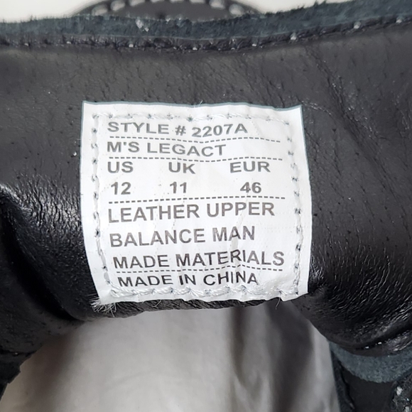 Mens Crocs Bite leather golf shoes soft cleat black white size 12 style 2207A - Picture 8 of 8